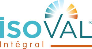 Logo für ISOVAL Intégral, die mehrlagige Thermoabdeckung von Clairval für integrierte Wohnmobile
